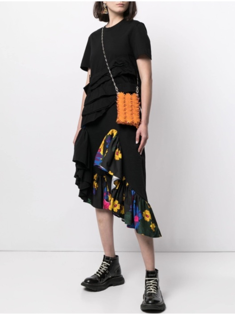 Marques’ Almeida Multilayer Asymmetrical Cotton T-Shirt